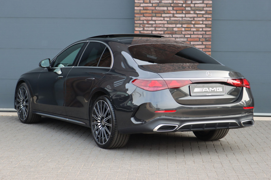 Mercedes-Benz E-Klasse 200 AMG Line | Hyperscreen | Distronic+ | Panoramadak | Stoelventilatie | Burmester | Verwarmd Stuurwiel | Surround Camera | Digital Light | Exclusiefpakket |