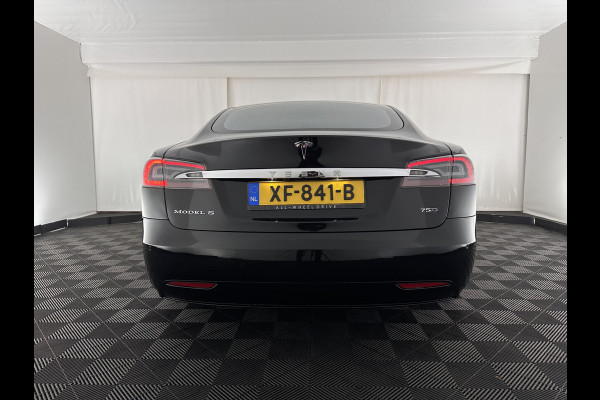 Tesla Model S 75D Base [ 3-Fase ] {SOH-85%} (INCL-BTW) Aut. *PANO-WINDOW | LEATHER | AIR-SUSPENION | FULL-LED | NAVI-FULLMAP | KEYLESS | MEMORY-PACK | HEATED-COMFORTSEATS | DIGI-COCKPIT | CARBON-INLAY | AUTO-PILOT | 19"ALU*
