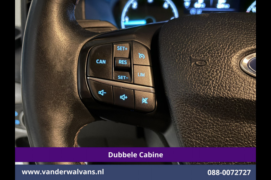 Ford Transit 2.0 TDCI 170pk L4H3 Dubbele Cabine Euro6 Airco | 6-zits | Camera | LED | Apple Carplay | 2800kg Trekvermogen | Cruisecontrol, Android Auto, Stoelverwarming, Verwarmde Voorruit, Parkeersensoren, Bijrijdersbank