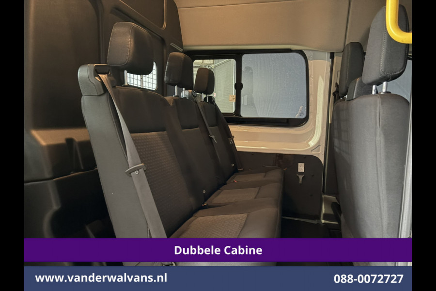 Ford Transit 2.0 TDCI 170pk L4H3 Dubbele Cabine Euro6 Airco | 6-zits | Camera | LED | Apple Carplay | 2800kg Trekvermogen | Cruisecontrol, Android Auto, Stoelverwarming, Verwarmde Voorruit, Parkeersensoren, Bijrijdersbank