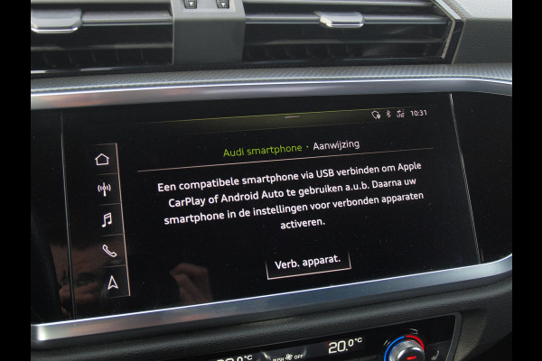 Audi Q3 35 TFSI S Line | Black Optic | Virtual Cockpit | Apple Carplay | NL-Auto | Automaat | 20 inch |