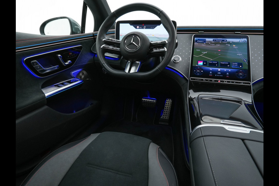 Mercedes-Benz EQE 350+ AMG-Line Launch-Edition 91 kWh [ 3-Fase-22kW ] Aut. *PANO | BURMESTER-SURROUND | ADAPTIVE-CRUISE | BLINDSPOT | LEATHER-MICROFIBRE | FULL-LED | AMBIENTLIGHT | MEMORY-PACK | DIGI-COCKPIT | SPORTSEATS | CAMERA | KEYLESS | DAB+ | CARPLAY |