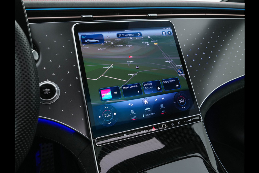 Mercedes-Benz EQE 350+ AMG-Line Launch-Edition 91 kWh [ 3-Fase-22kW ] Aut. *PANO | BURMESTER-SURROUND | ADAPTIVE-CRUISE | BLINDSPOT | LEATHER-MICROFIBRE | FULL-LED | AMBIENTLIGHT | MEMORY-PACK | DIGI-COCKPIT | SPORTSEATS | CAMERA | KEYLESS | DAB+ | CARPLAY |