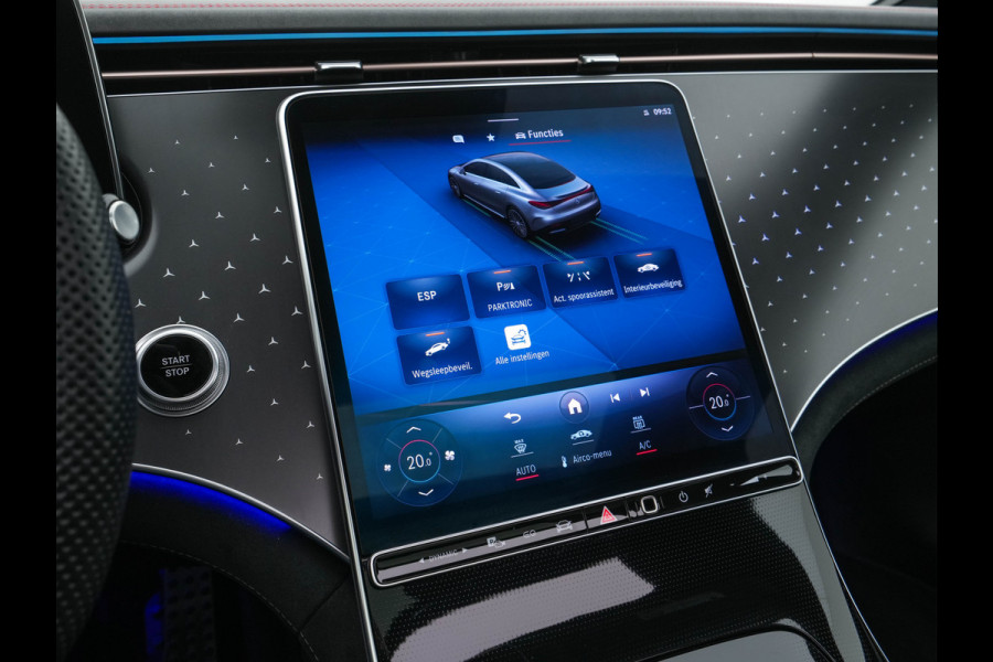 Mercedes-Benz EQE 350+ AMG-Line Launch-Edition 91 kWh [ 3-Fase-22kW ] Aut. *PANO | BURMESTER-SURROUND | ADAPTIVE-CRUISE | BLINDSPOT | LEATHER-MICROFIBRE | FULL-LED | AMBIENTLIGHT | MEMORY-PACK | DIGI-COCKPIT | SPORTSEATS | CAMERA | KEYLESS | DAB+ | CARPLAY |