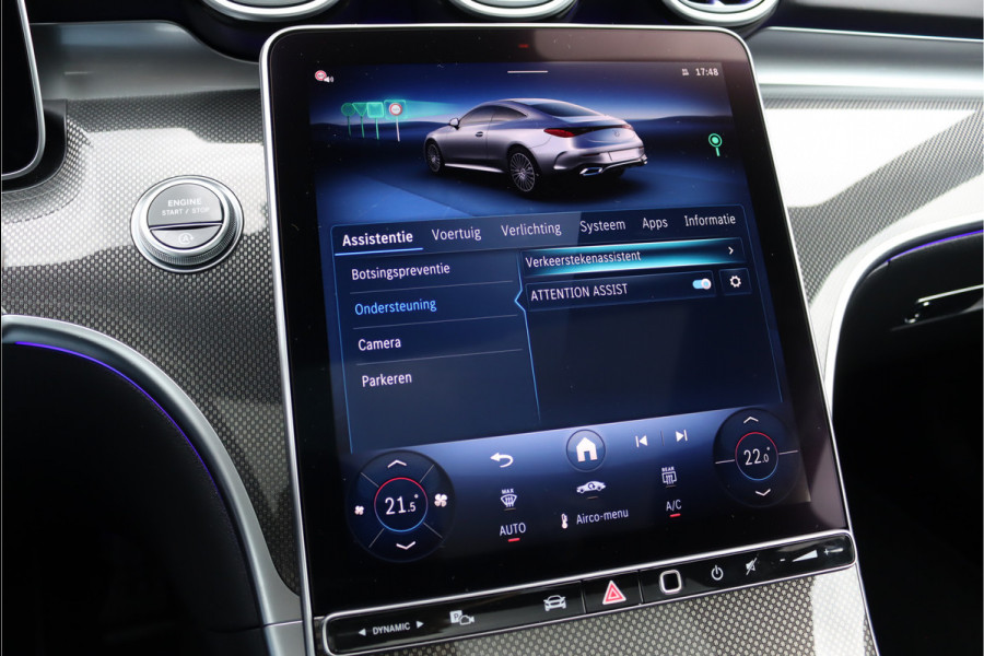 Mercedes-Benz CLE Coupé 200 AMG Line | Distronic Pro | Panoramadak | Memory | Burmester | Verwarmd Stuurwiel | Digital Light | Keyless Go | Camera | Stoelverwarming |