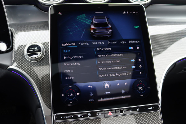 Mercedes-Benz GLC 300de 4MATIC AMG Line | Distronic+ | Panoramadak | Memory | Trekhaak | Digital Light | HUD | Verwarmd Stuurwiel | Surround Camera | Augmented Reality |