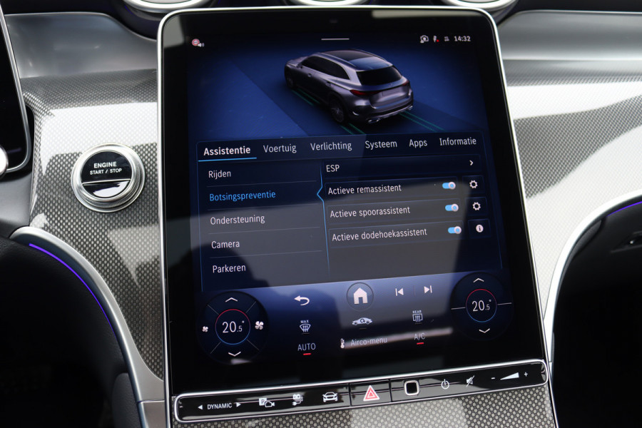 Mercedes-Benz GLC 300de 4MATIC AMG Line | Distronic+ | Panoramadak | Memory | Trekhaak | Digital Light | HUD | Verwarmd Stuurwiel | Surround Camera | Augmented Reality |