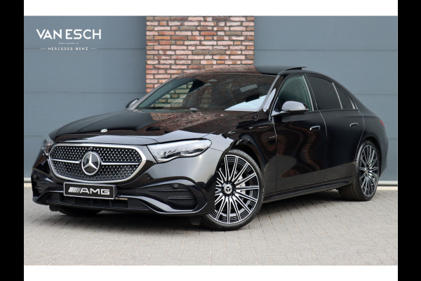 Mercedes-Benz E-Klasse 200 AMG Line | Hyperscreen | Distronic | Panoramadak | Stoelventilatie | Burmester | Surround Camera | Digital Light | Exclusiefpakket | Keyless Go |
