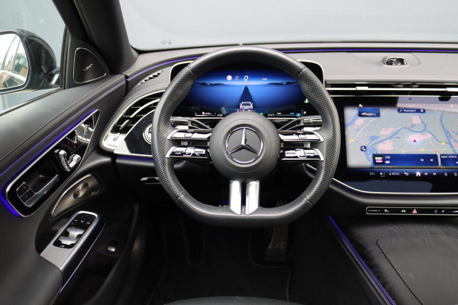 Mercedes-Benz E-Klasse 200 AMG Line | Hyperscreen | Distronic | Panoramadak | Stoelventilatie | Burmester | Surround Camera | Digital Light | Exclusiefpakket | Keyless Go |