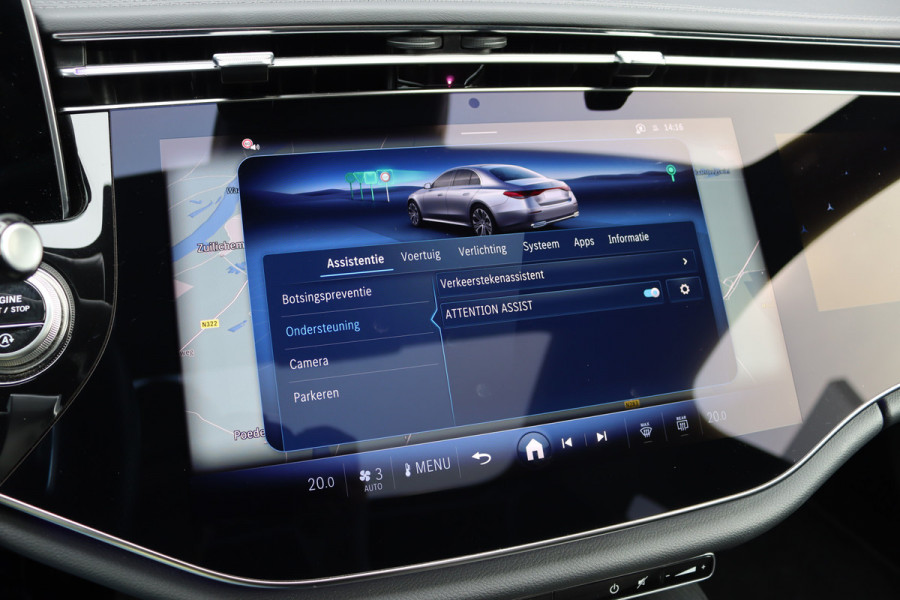 Mercedes-Benz E-Klasse 200 AMG Line | Hyperscreen | Distronic | Panoramadak | Stoelventilatie | Burmester | Surround Camera | Digital Light | Exclusiefpakket | Keyless Go |