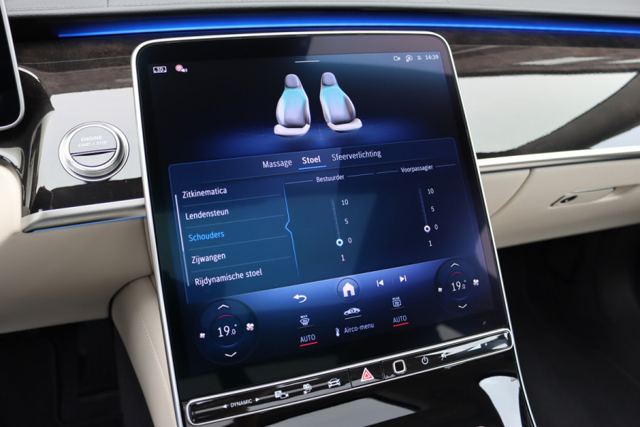 Mercedes-Benz S-Klasse 450 e Premium | Luchtvering | Achterasbesturing | Distronic+ | Massage | MBUX Tablet | 3D-Display | Vlakkenverwarming | Stoelventilatie | Nappa Leder | Verwarmd Stuurwiel | HUD |