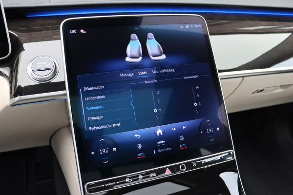 Mercedes-Benz S-Klasse 450 e Premium | Luchtvering | Achterasbesturing | Distronic+ | Massage | MBUX Tablet | 3D-Display | Vlakkenverwarming | Stoelventilatie | Nappa Leder | Verwarmd Stuurwiel | HUD |