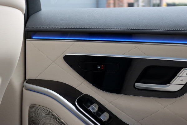 Mercedes-Benz S-Klasse 450 e Premium | Luchtvering | Achterasbesturing | Distronic+ | Massage | MBUX Tablet | 3D-Display | Vlakkenverwarming | Stoelventilatie | Nappa Leder | Verwarmd Stuurwiel | HUD |