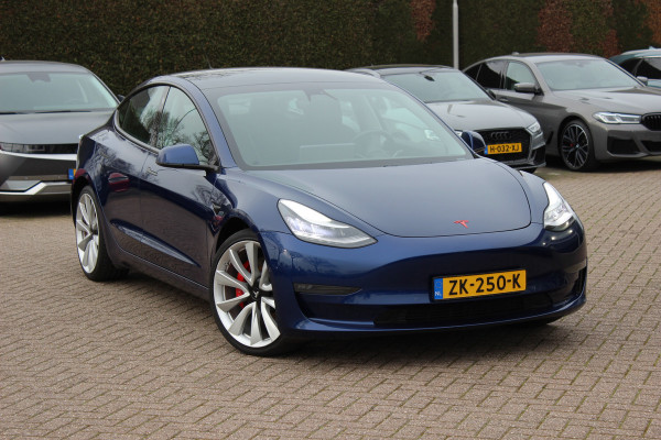 Tesla Model 3 Performance AWD 75 kWh / Autopilot / Panoramadak / Camera / Leder / 20''' Leder / Premium Audio