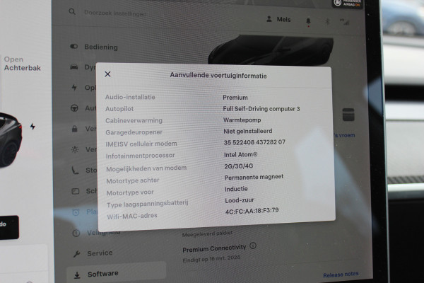 Tesla Model 3 Performance AWD 75 kWh / SoH 90,3% / Autopilot / Panoramadak / Camera / Leder / 20'' / Leder / Premium Audio / Warmtepomp