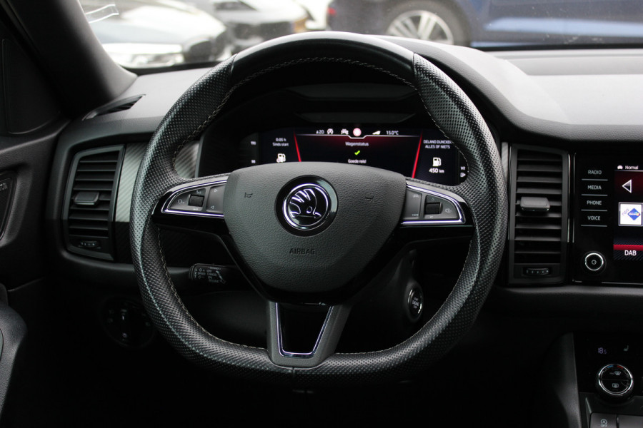 Škoda Kodiaq 1.5 TSI Sportline Business / Camera / Keyless / Sportstoelen / CarPlay / 19'' / Blackpack / Virtual Cockpit / Dodehoek / DAB / Stoelverwarming / ACC