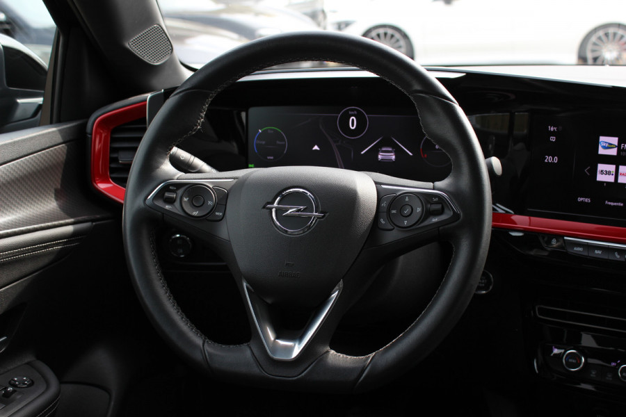 Opel Mokka-e GS Line 50-kWh / Camera / Leder / CarPlay / 18'' / Sfeerverlichting / Keyless / Stoelverwarming / Dodehoek / DAB / Cruise Control / Warmtepomp