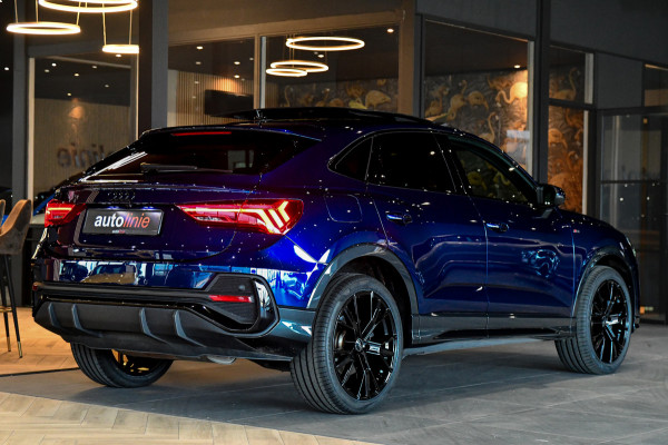 Audi Q3 Sportback 45 TFSI e 3x S-Line. Pano, ACC, Sonos, Keyless, Matrix, Sfeer, Camera, Dodeh, 20''!