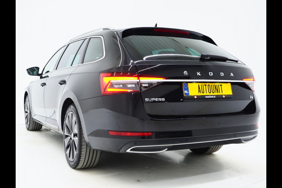 Škoda Superb Combi 1.4 TSI iV Laurin & Klement | Leder | Trekhaak | Canton | Adaptive Cruise | Keyless | Sfeerlicht | Memory | Carplay