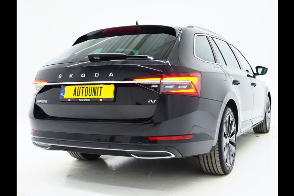 Škoda Superb Combi 1.4 TSI iV Laurin & Klement | Leder | Trekhaak | Canton | Adaptive Cruise | Keyless | Sfeerlicht | Memory | Carplay