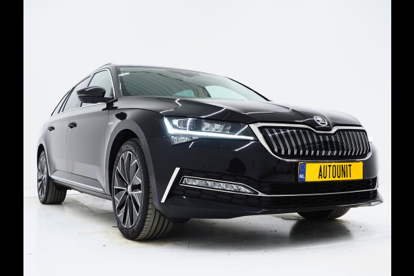 Škoda Superb Combi 1.4 TSI iV Laurin & Klement | Leder | Trekhaak | Canton | Adaptive Cruise | Keyless | Sfeerlicht | Memory | Carplay