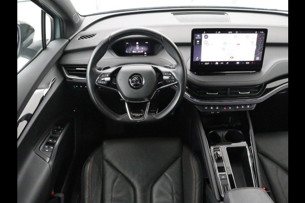 Škoda ENYAQ iV 80 Founders Edition Silver | SOH 90% | Trekhaak | Matrix LED | Carplay | Camera | Stuurverwarming | Keyless | Navigatie