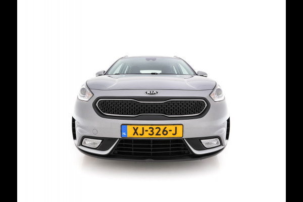 Kia Niro 1.6 GDi Hybrid ExecutiveLine Eco-Hybrid (INCL-BTW) Aut. *LEATHER-FABRIC | NAVI-FULLMAP | KEYLESS | CAMERA | COMFORTSEATS | DIGI-COCKPIT | LANE-ASSIST | ECC | CARPLAY | PDC | TOWBAR | 16''ALU*