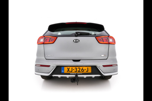 Kia Niro 1.6 GDi Hybrid ExecutiveLine Eco-Hybrid (INCL-BTW) Aut. *LEATHER-FABRIC | NAVI-FULLMAP | KEYLESS | CAMERA | COMFORTSEATS | DIGI-COCKPIT | LANE-ASSIST | ECC | CARPLAY | PDC | TOWBAR | 16''ALU*