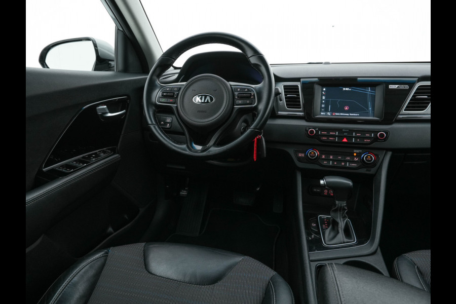 Kia Niro 1.6 GDi Hybrid ExecutiveLine Eco-Hybrid (INCL-BTW) Aut. *LEATHER-FABRIC | NAVI-FULLMAP | KEYLESS | CAMERA | COMFORTSEATS | DIGI-COCKPIT | LANE-ASSIST | ECC | CARPLAY | PDC | TOWBAR | 16''ALU*