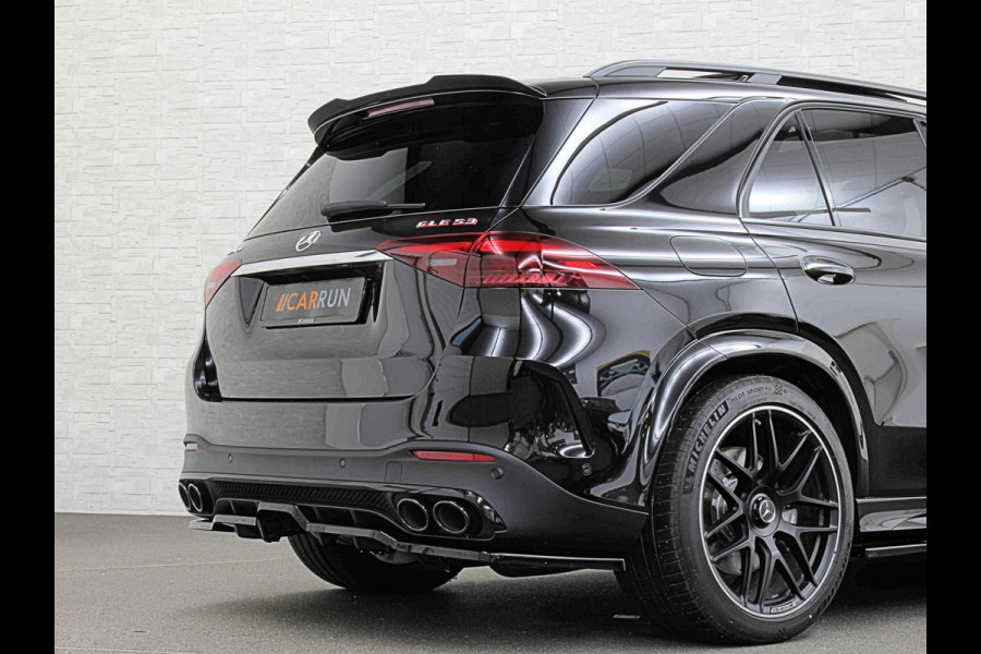 Mercedes-Benz GLE AMG 53 Hybrid 4MATIC+ | Nieuw! | Panorama | 360 Camera | Stoelventilatie | Head-Up | Burmester | Trekhaak | Carbon | 4-Zone Clima | AMG Drive-Unit | Nappa-Leder | 22 Inch | Keyless-Go | Night-Pakket | Memory | Luchtvering | Parfumering | Carplay | Stuurverwarming | Bekerhouder Clima | Draadloos Laden |