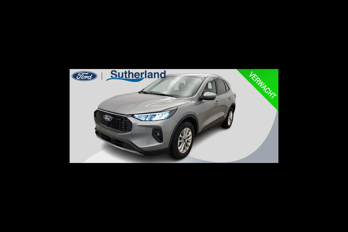 Ford Kuga 2.5 FHEV Titanium 190pk | Driver Assistance Pack | Wegklapbare Trekhaak | Geen stekker nodig | 1.600kg Trekgewicht | Michelin Cross Climate banden