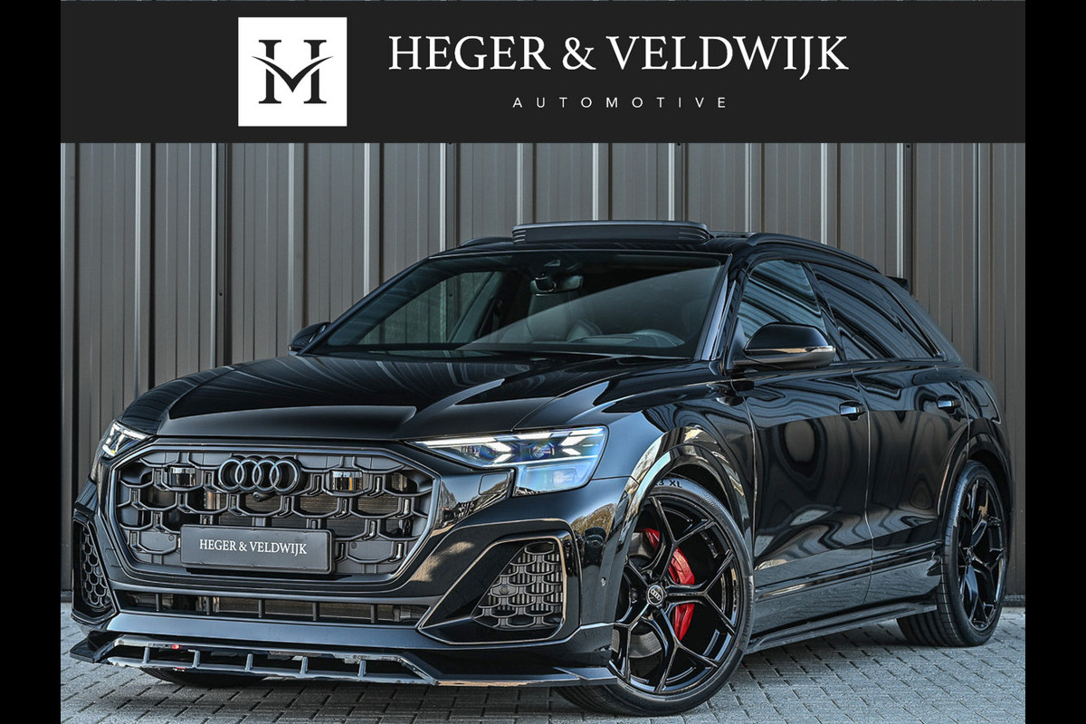 Audi Q8 55 TFSI e quattro Pro Line S | Memory seats | 360 Camera | Keyless | Soft close | Adaptive cruise | Panoramadak | B&O sound | Achterbank verwarmd | Ambiance interieur | El. trekhaak