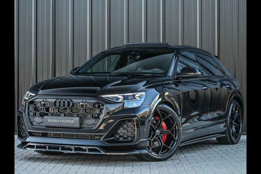 Audi Q8 55 TFSI e quattro Pro Line S | Memory seats | 360 Camera | Keyless | Soft close | Adaptive cruise | Panoramadak | B&O sound | Achterbank verwarmd | Ambiance interieur | El. trekhaak
