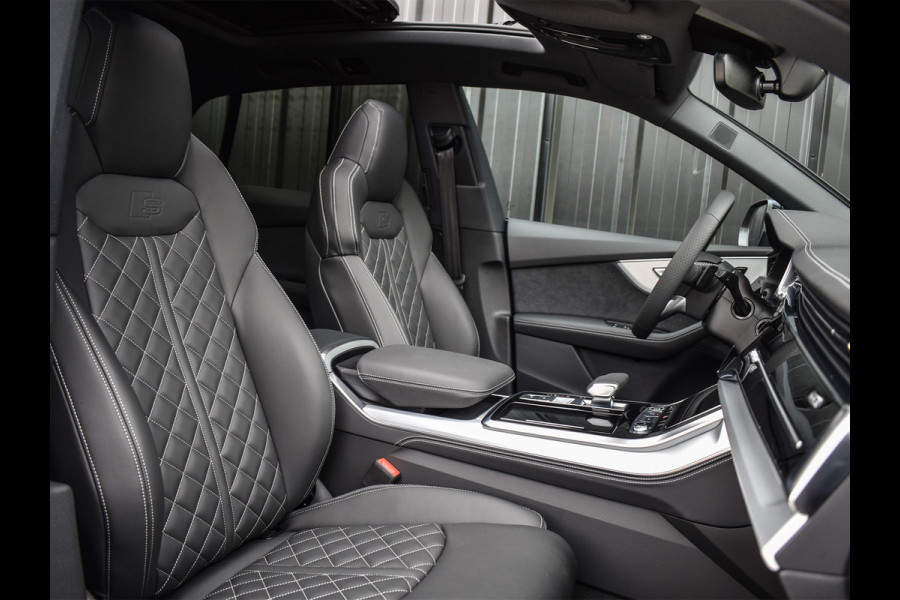 Audi Q8 55 TFSI e quattro Pro Line S | Memory seats | 360 Camera | Keyless | Soft close | Adaptive cruise | Panoramadak | B&O sound | Achterbank verwarmd | Ambiance interieur | El. trekhaak