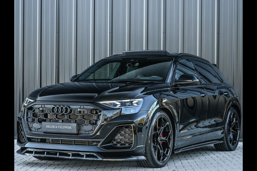 Audi Q8 55 TFSI e quattro Pro Line S | Memory seats | 360 Camera | Keyless | Soft close | Adaptive cruise | Panoramadak | B&O sound | Achterbank verwarmd | Ambiance interieur | El. trekhaak