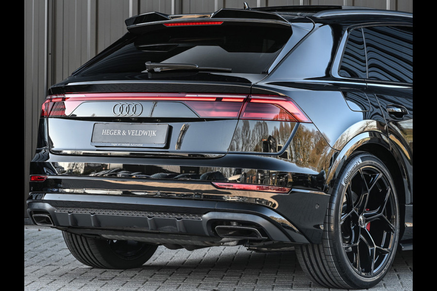 Audi Q8 55 TFSI e quattro Pro Line S | Memory seats | 360 Camera | Keyless | Soft close | Adaptive cruise | Panoramadak | B&O sound | Achterbank verwarmd | Ambiance interieur | El. trekhaak