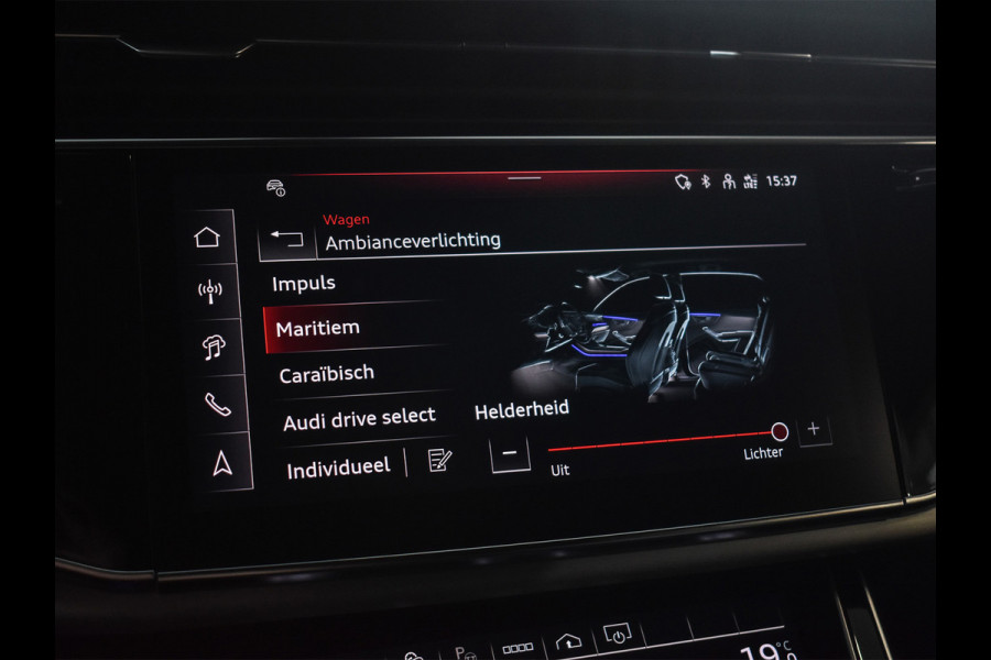 Audi Q8 55 TFSI e quattro Pro Line S | Memory seats | 360 Camera | Keyless | Soft close | Adaptive cruise | Panoramadak | B&O sound | Achterbank verwarmd | Ambiance interieur | El. trekhaak