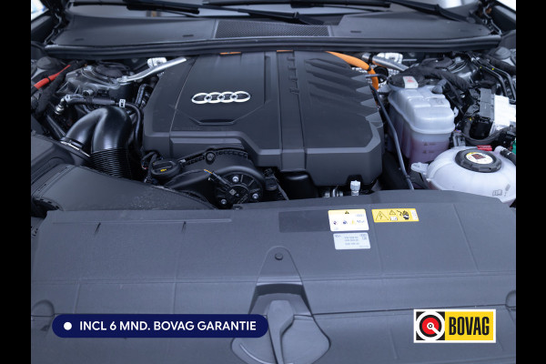 Audi A6 Avant 50 TFSI e quattro 3x S-Line | Facelift | Panoramdak | Stoel- & Stuurverw. | Elec. trekhaak | Elec. achterklep | Elec. verst. best. stoel met geheugen, Sfeerverlichting, 20"LMV, Matrix Led, Adap. onderstel, Daytona Grijs