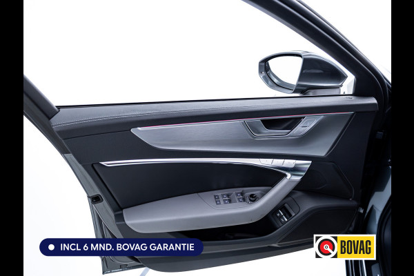 Audi A6 Avant 50 TFSI e quattro 3x S-Line | Facelift | Panoramdak | Stoel- & Stuurverw. | Elec. trekhaak | Elec. achterklep | Elec. verst. best. stoel met geheugen, Sfeerverlichting, 20"LMV, Matrix Led, Adap. onderstel, Daytona Grijs
