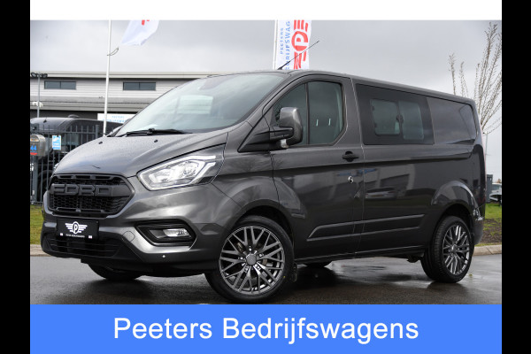 Ford Transit Custom 300 2.0 TDCI L1H1 DC PB Edition Camera, Cruise, Sensoren, Carplay, Automaat, Trekhaak, 130pk, multimedia, Uniek!