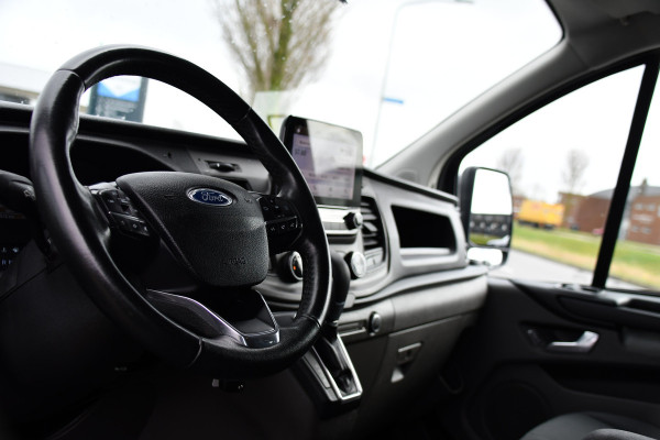 Ford Transit Custom 300 2.0 TDCI L1H1 DC PB Edition Camera, Cruise, Sensoren, Carplay, Automaat, Trekhaak, 130pk, multimedia, Uniek!