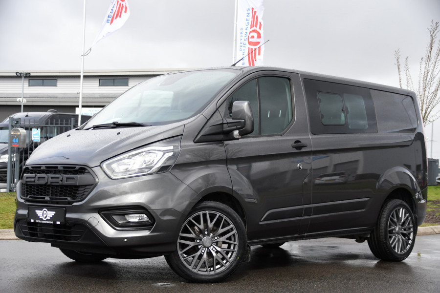 Ford Transit Custom 300 2.0 TDCI L1H1 DC PB Edition Camera, Cruise, Sensoren, Carplay, Automaat, Trekhaak, 130pk, multimedia, Uniek!