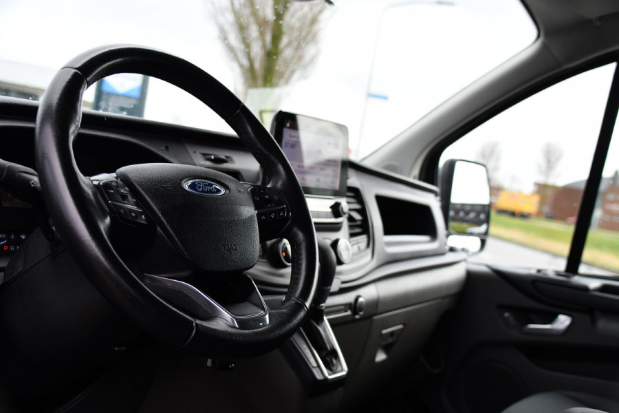 Ford Transit Custom 300 2.0 TDCI L1H1 DC PB Edition Camera, Cruise, Sensoren, Carplay, Automaat, Trekhaak, 130pk, multimedia, Uniek!