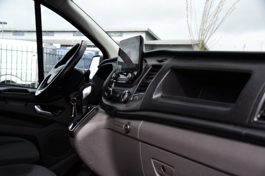 Ford Transit Custom 300 2.0 TDCI L1H1 DC PB Edition Camera, Cruise, Sensoren, Carplay, Automaat, Trekhaak, 130pk, multimedia, Uniek!