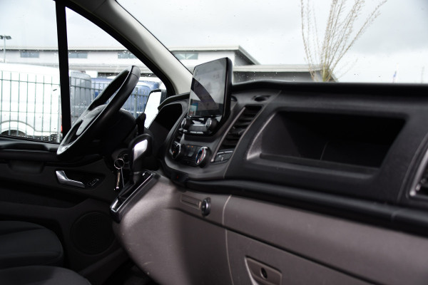 Ford Transit Custom 300 2.0 TDCI L1H1 DC PB Edition Camera, Cruise, Sensoren, Carplay, Automaat, Trekhaak, 130pk, multimedia, Uniek!