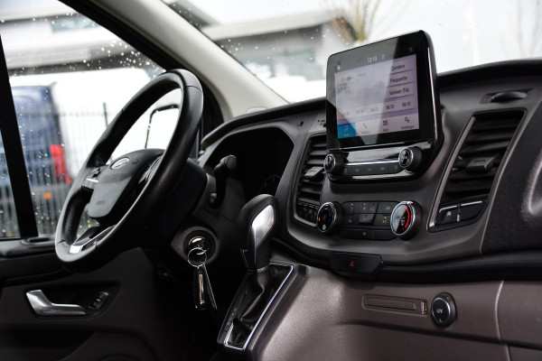 Ford Transit Custom 300 2.0 TDCI L1H1 DC PB Edition Camera, Cruise, Sensoren, Carplay, Automaat, Trekhaak, 130pk, multimedia, Uniek!