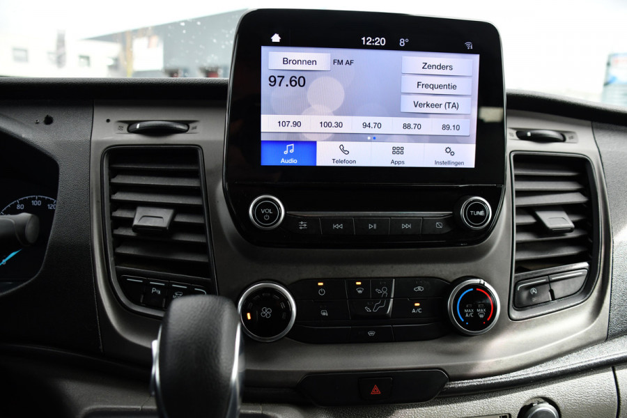 Ford Transit Custom 300 2.0 TDCI L1H1 DC PB Edition Camera, Cruise, Sensoren, Carplay, Automaat, Trekhaak, 130pk, multimedia, Uniek!