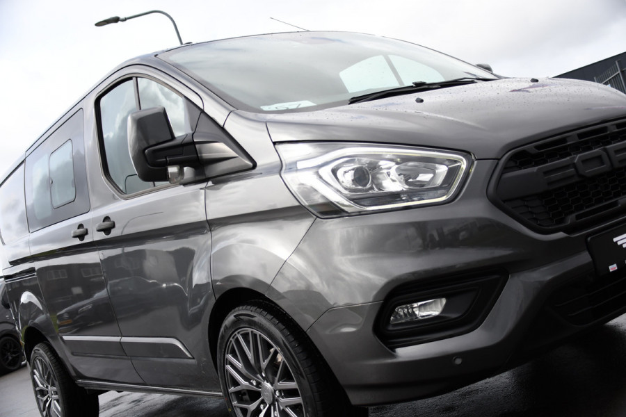Ford Transit Custom 300 2.0 TDCI L1H1 DC PB Edition Camera, Cruise, Sensoren, Carplay, Automaat, Trekhaak, 130pk, multimedia, Uniek!