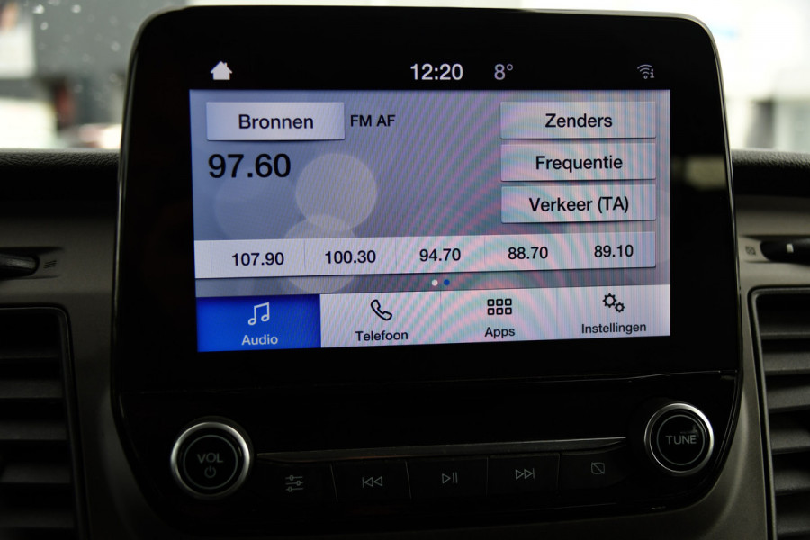 Ford Transit Custom 300 2.0 TDCI L1H1 DC PB Edition Camera, Cruise, Sensoren, Carplay, Automaat, Trekhaak, 130pk, multimedia, Uniek!