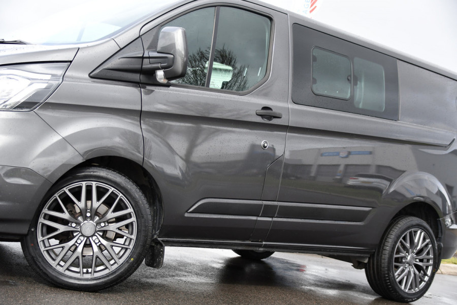 Ford Transit Custom 300 2.0 TDCI L1H1 DC PB Edition Camera, Cruise, Sensoren, Carplay, Automaat, Trekhaak, 130pk, multimedia, Uniek!